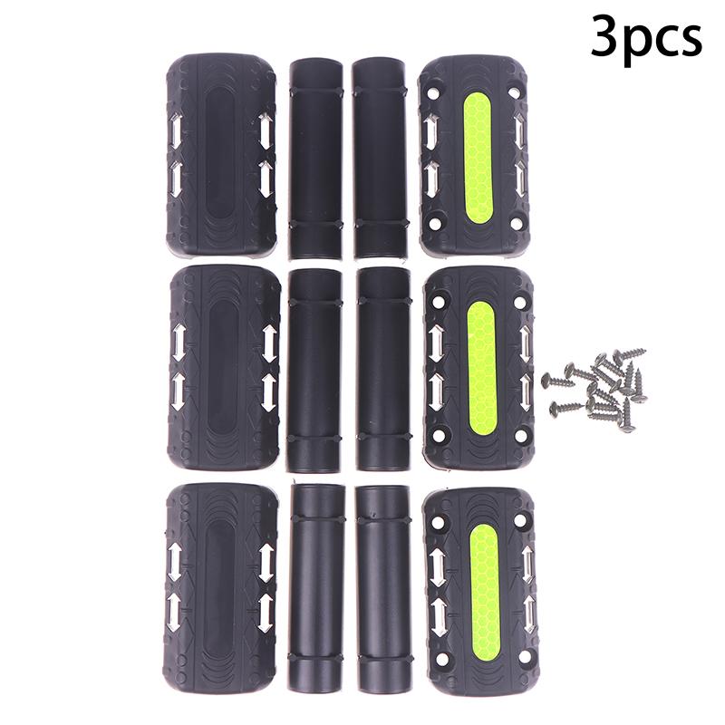 1/3/5Pcs New Motorcycle Bumper Reflective Blocks Crash Bar Protection Universal Anti-Scratch Plastic Pads Engine Anti Drop Guard
