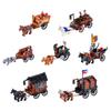 Artillerie Militaire Blocs de Construction MOC Chariot à Canon Armes Obus Canons de Tir Figurines de Soldats Jouet Navire Pirate K021