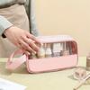 Waterproof Makeup Toiletry Bag PVC Travel Organizer with Handle Cosmetic Pouch Shower Carry Case Portable Storage