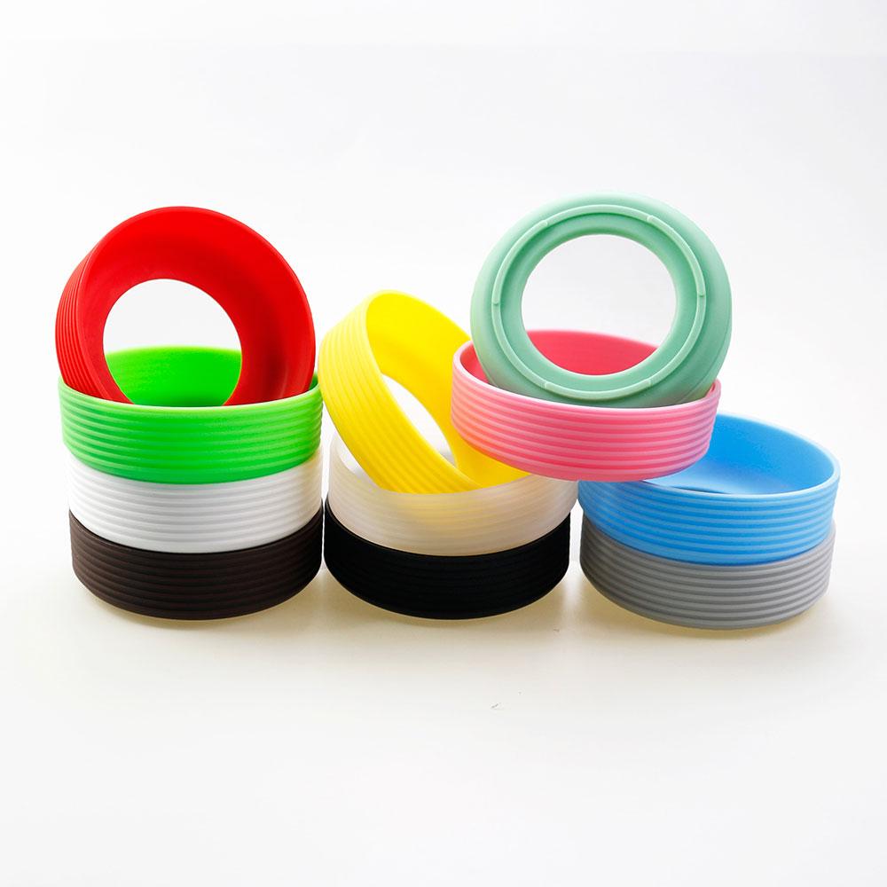 Monde Silicone 2 pièces/set 8,0 cm Couvercle de Tasse en Silicone 80 MM Couvercle de Protection pour le Fond de Tasse Manchon de Tasse Antidérapant Isolation Thermique Couvercle de Tasse