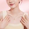 Elegant Moon Rabbit Pearl Necklace with Zircon Pendant - Zodiac Clavicle Chain for Women