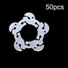 50/100pcs Multipurpose Balloon Clips And Arch Support Buckles - Simple Knotting Tools for Flower Shape Decorations,for Christmas