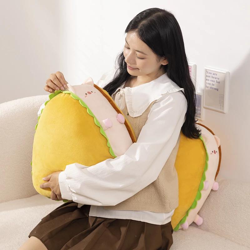 Sendvičové prase Plyšová hračka Kreslená vycpaná zvířátka Polštářek Plyšová panenka Anime Figura Měkký polštářek Dívčí narozeninový dárek