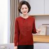 Hodo Women's Winter New Chinese Style Fleece-Lined Knit Sweater