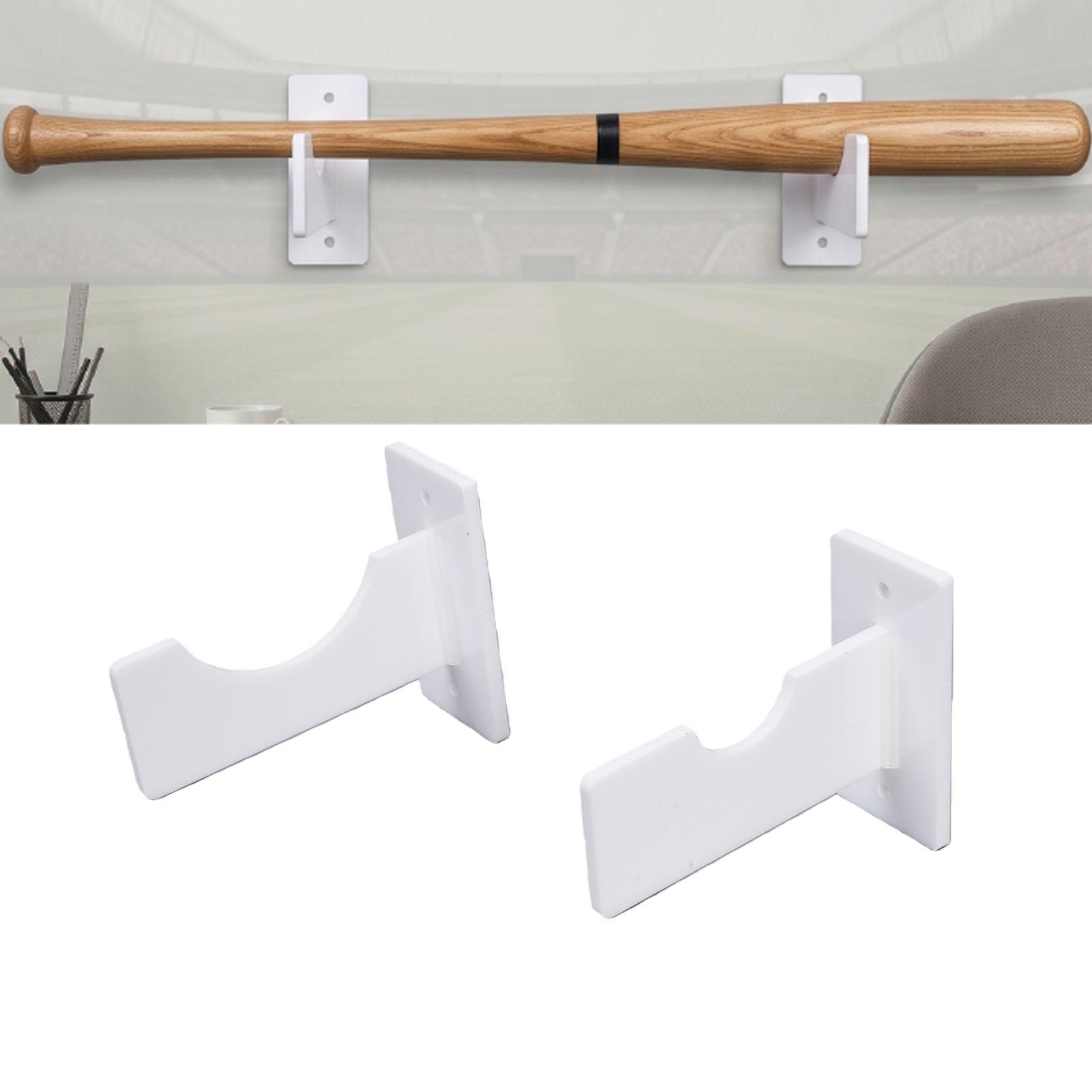 Support Mural pour Batte de Baseball Acrylique Doublure Douce Installation Facile Support d'Exposition pour Batte de Baseball