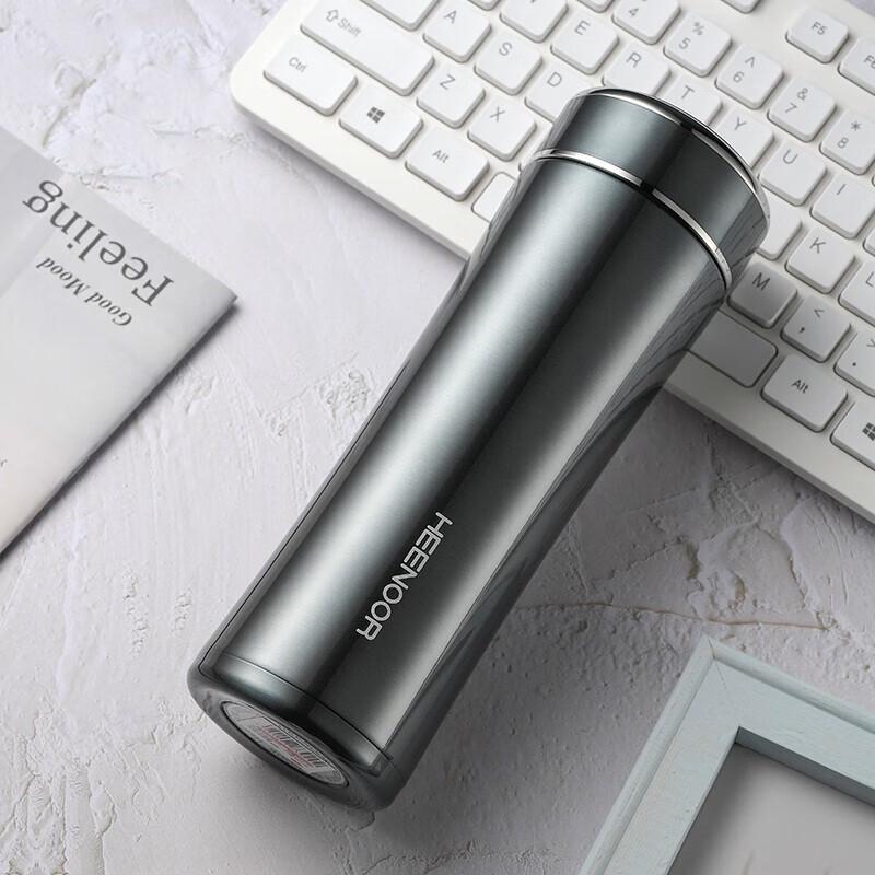 Heenoor 395ml Portable Stainless Steel Vacuum Tea Cup