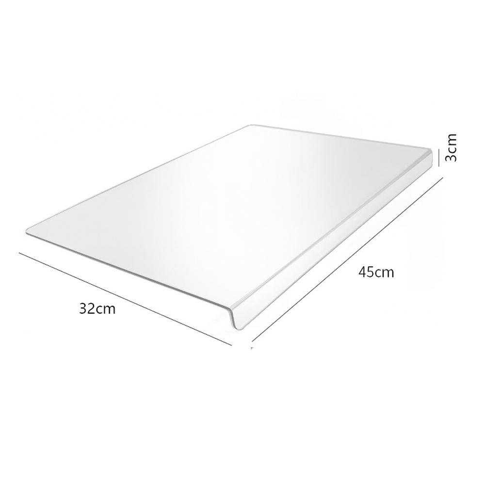 

Transparent Cutting Board With Lip Anti-slip Kitchen Acrylic Cutting Chopping Boards Counter Countertop Protector Kitchen Gadget