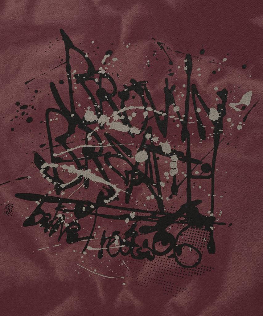 BROWNBREATH Believe Tag Tee - Red