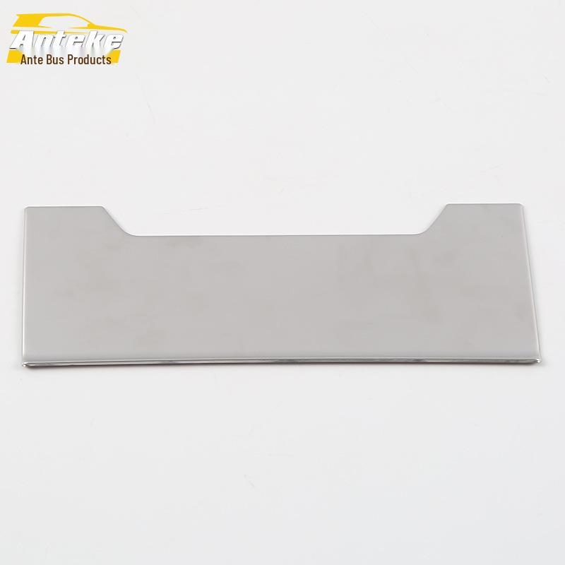 Panneau de console centrale en acier inoxydable 18 CC avec allume-cigare et couvercle de cendrier