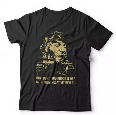 T-shirt Kellys Heroes Perché Non Smetti Con Quelle Onde Negative unisex