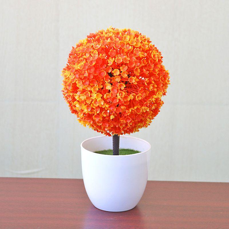 Beautiful Decorative Artificial Ball Plant Tree In Pot For Weddings And Parties
