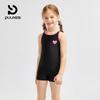 PULASSI Girls' One-Piece Racing Swimsuit