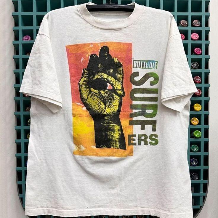 Butthole Surfers Psychedelic Rock Band Short Sleeve TShirt SEG_042 Unisex T-Shirt XXXXL