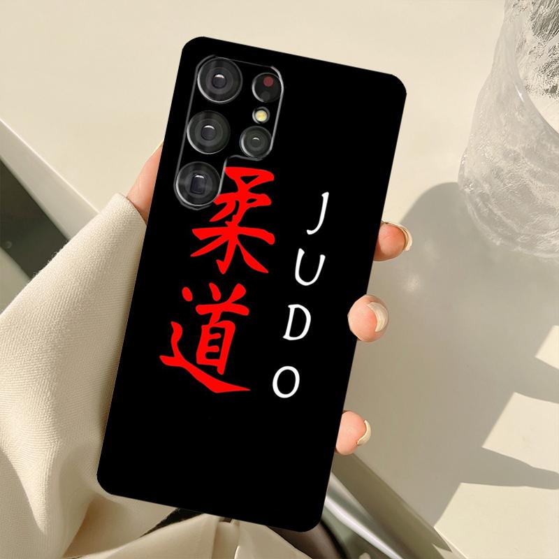 Japanese Martial Arts Judo Case For Samsung Galaxy S25 S24 S23 S22 S21 S20 Ultra S9 S10 Plus S21 FE S25 FE Back Cover