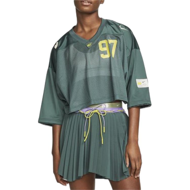 Nike X Naomi Osaka Lässige Kurze Röcke Damen Fichtengrün DX1843-309