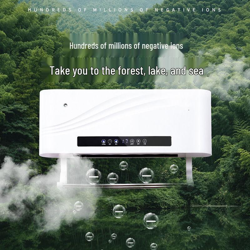Wall-Mounted Fast Heater & Humidifier for Home and Bathroom - Dual Use for Wet & Dry
