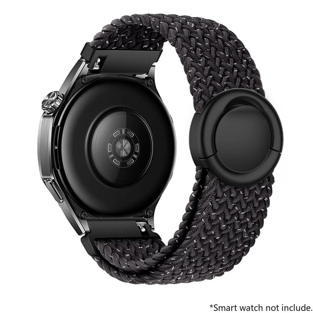 18mm 20mm 22mm Pasek pętla z plecionego nylonu do Huawei Watch GT5/GT4 Pro Klamra spadochronowa Wygodny pasek do Samsung Watch 7 6 5 4