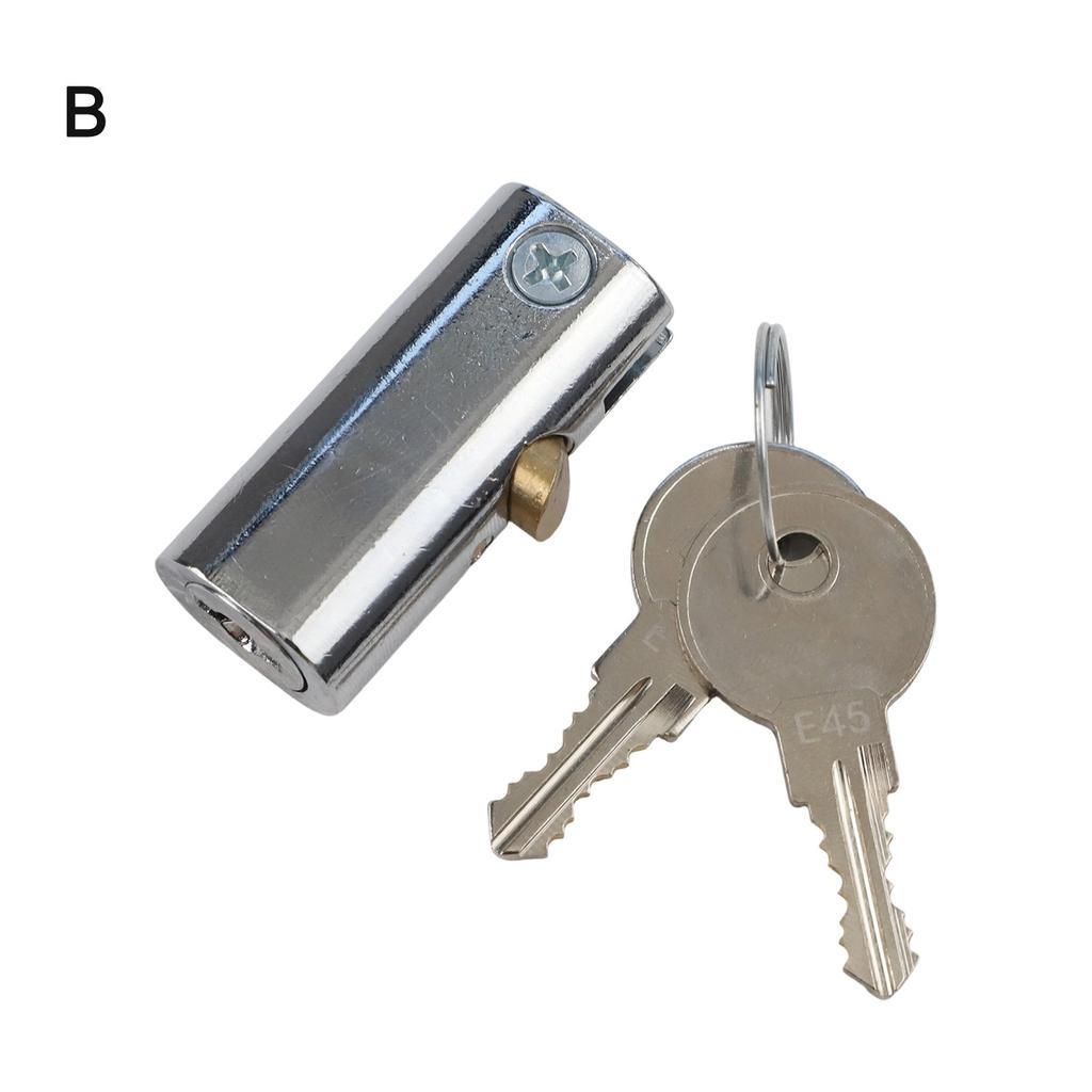 Jewelry Display Lock Sliding Lock Cylinder Zinc Alloy Cabinet Lock