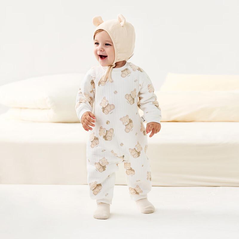 

TONGTAI Pure Cotton Baby Warm Long-Sleeve Romper 73cm