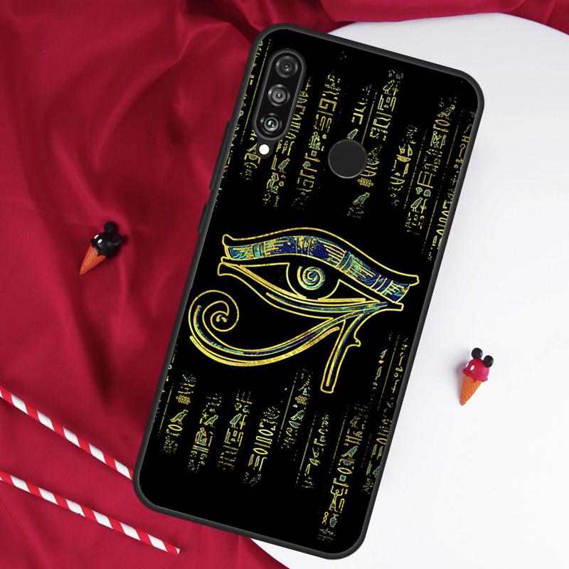 Sacred Eye of Horus Egypt Fresco For Huawei Nova 5T 12s 12i 11i Y90 Y70 Y60 Y61 Y91 Y72 9 10 SE P20 P40 Lite P60 P30 Pro Case