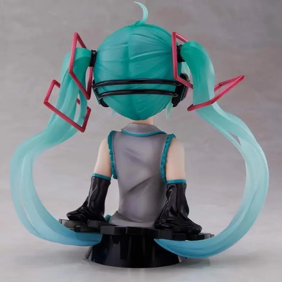 Anime Vocaloid Hatsune Miku Bust Statue Figure - Cute Half Body Model Collectible Figurine Gift for Fans In Stock