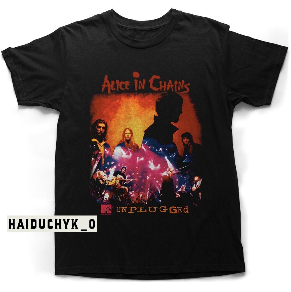 ALICE IN CHAINS Shirt MTV Unplugged Unisex Black T-shirt Size S-5XL Unisex T-Shirt XXL