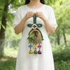 Decorative Gourd Chinese Zongzi Festival Pendant Handmade Woven Hanging Decoration Chinese Style Simulated Green Pine