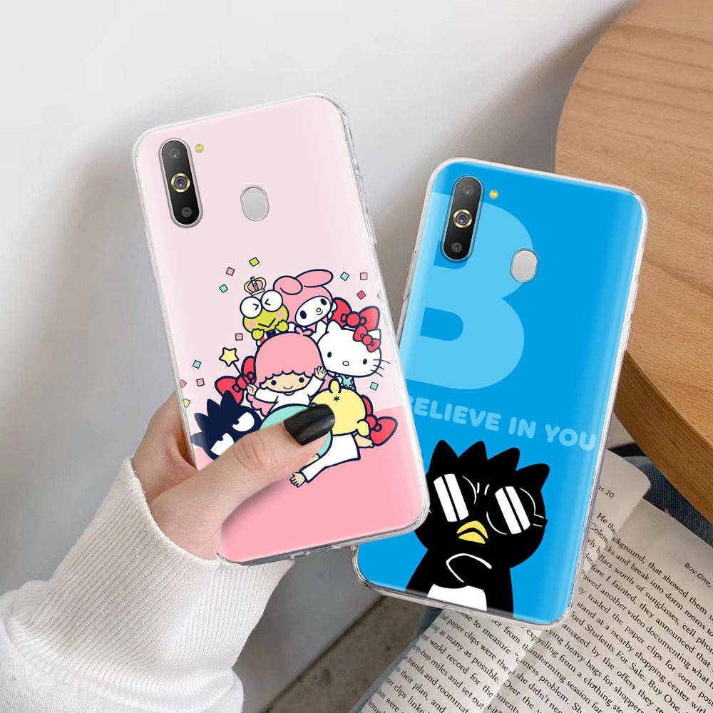 Transparent Case for Samsung A04 A14 A23 M33 M53 Realme 10 9 C35 C55 VIVO X80 Infinix Hot 30 Note 11 Tecno Spark 8P Pro L-26 Badtz-maru