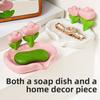 No Drilling Required Soap Tray Anti-slip Soap Storage Rack  Home Bathroom Decoration