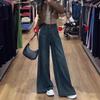 Retro High Waist Wide-Leg Jeans Women’s Slimming Drapey Spring Pants