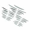 For Toyota Highlander 2020-2022 Chrome Stainless Front Bumper Grille Decal Trim