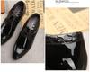 Men's European Style Glossy Patent Leather Pointed Toe Lace-up Formal Shoes