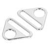 10pcs Buckles 38mm Luggage Accessories Zinc Alloy Lightweight Triangle Buckles Portable Rose Gold Metal Buckle Purse Hardware