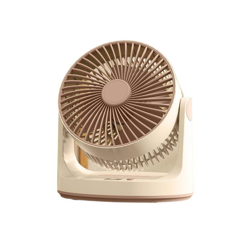 2026 New Model Dual-Use Small Desktop & Wall-Mounted Silent Circulation Fan for Office, Kitchen, Dormitory