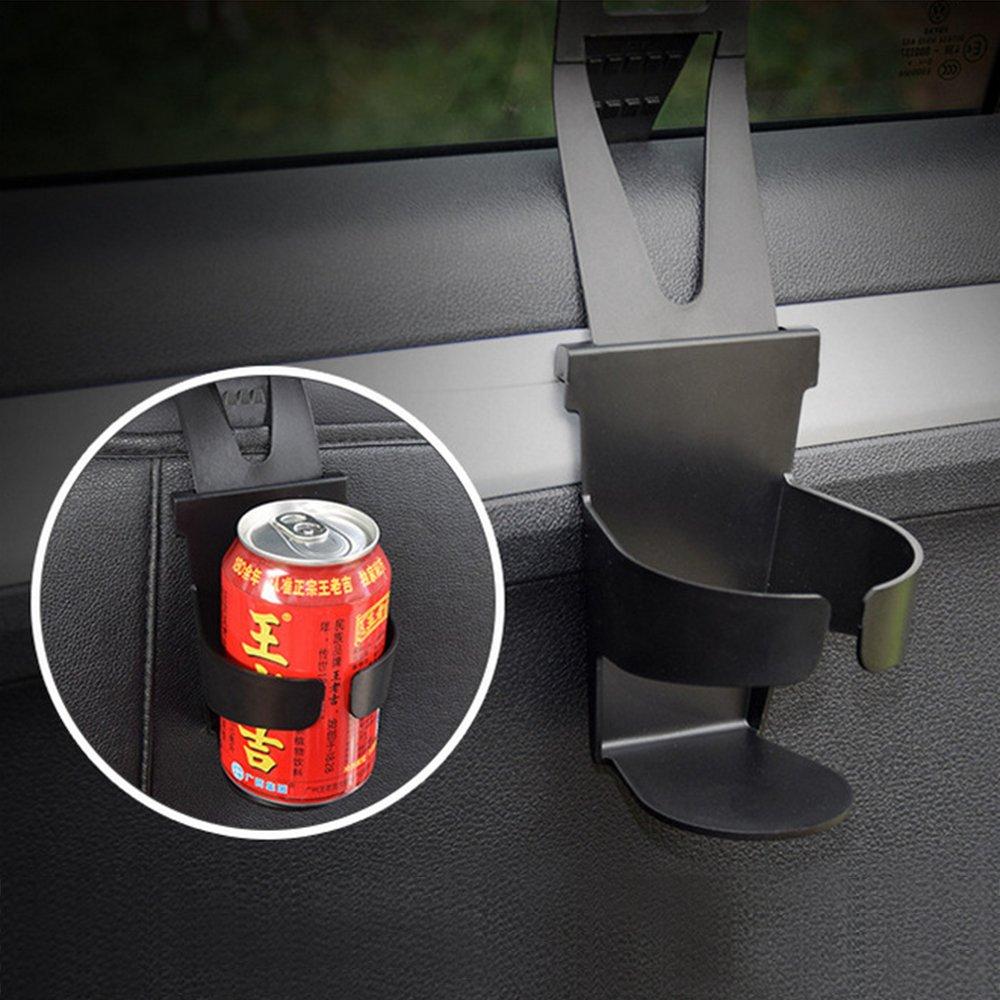 

bennyue 2 Pcs Car Drink Holder Car Cup Holder Door Trim Cafe Holder Adjustable Black Car Storage Holder чёрный