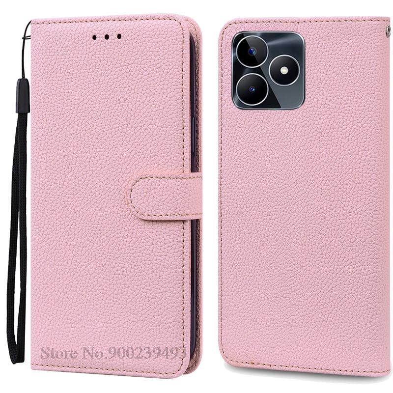 Pouzdro peněženka/flipový kryt z umělé kůže pro Realme C53, pouzdro z umělé kůže pro OPPO Realme C53 C 53, pouzdro na telefon Realme C53, pouzdro a kryt