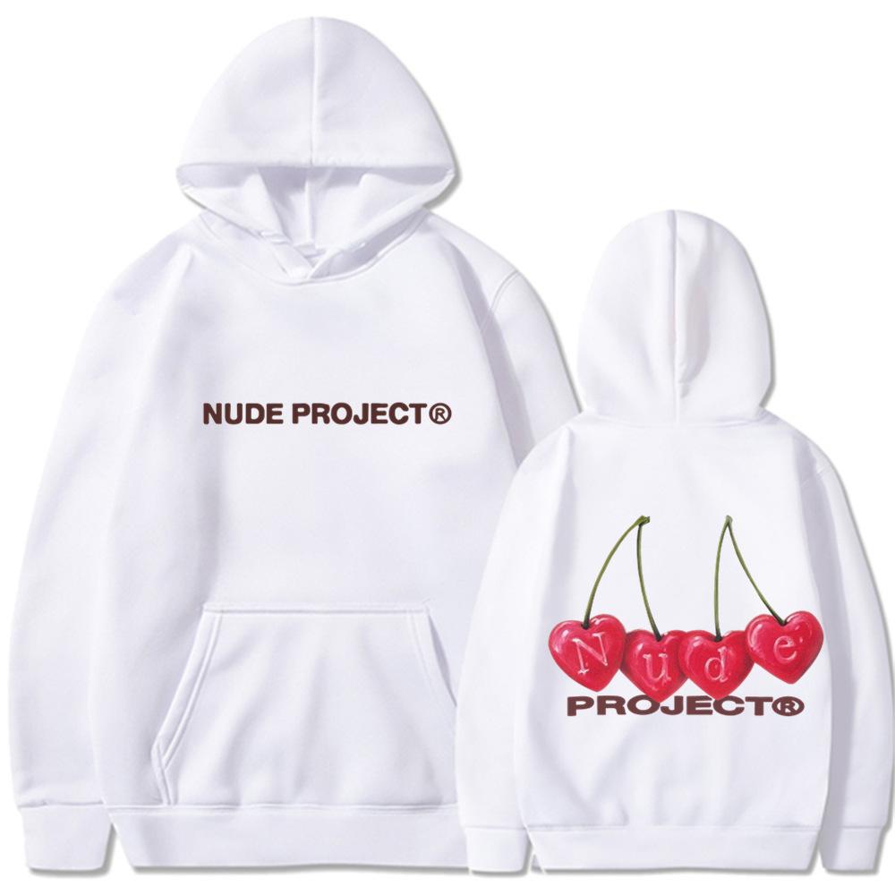 

Vintage Graphics Print Hoodie Women Men Casual Hip Hop Streetwear Long Sleeve Fleece Pullover Unisex Sweatshirts S білий