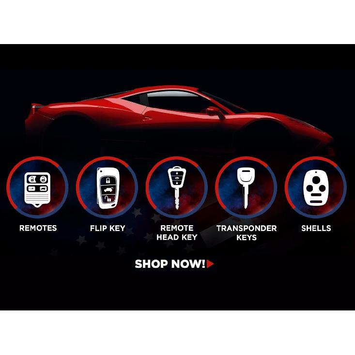 Key Fob Keyless Entry Remote Shell Case Fits Honda 2010-2011 Accord Crosstour / 2006-2011 Civic / 2007-2013 CR-V / 2011-2015 CR-Z / 2009-2013 Fit /