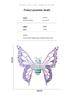 Luminous Musical Butterfly Wings - Angelic Back Decoration for Kids' Performances