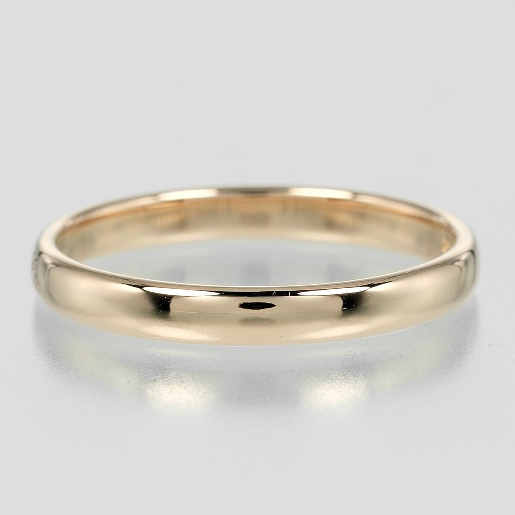 TIFFANY&Co. Notizen Lucida Ring K18 Roségold #9,0(US-Grösse) 3,2g Herren Gebraucht