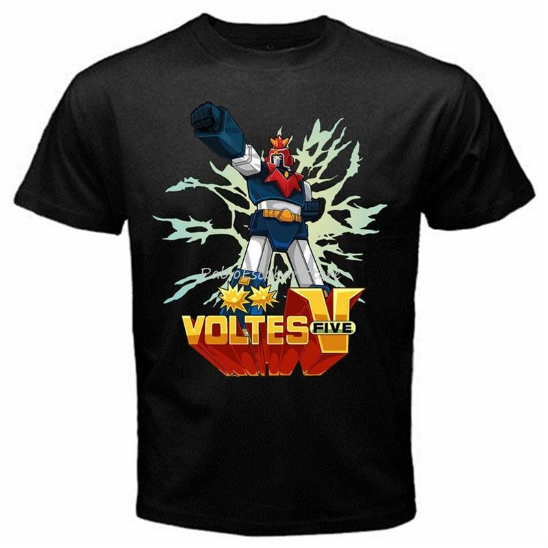 New Voltes Opening Cartoon Classic Old School Anime Tv Series TShirt Black S Harajuku Funny Tee Shirt S