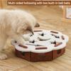 Cat Puzzle Toy Felt Puzzle Box Cat Exercise Toy With Ball Indoor Sports Entertainment Hunting Cat Toys For Indoor Cats