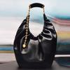 Luo Jia Quetschtasche, Extrusionsbeutel, Hochtexturiertes Weiches Rindsleder, Donut-Ketten-Tasche, Tragbar, Schulter-, Crossbody