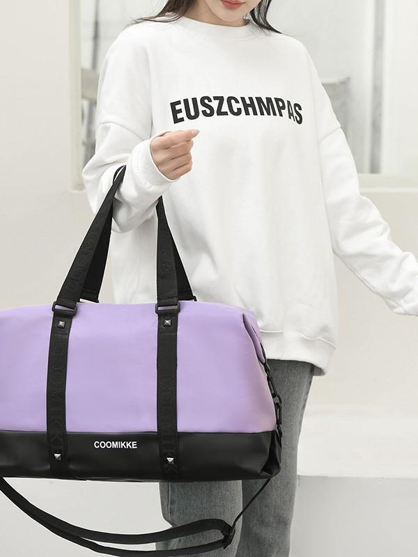 Large-Capacity Multi-Compartment Travel & Gym Bag - Stylish Hand Luggage for Short Trips