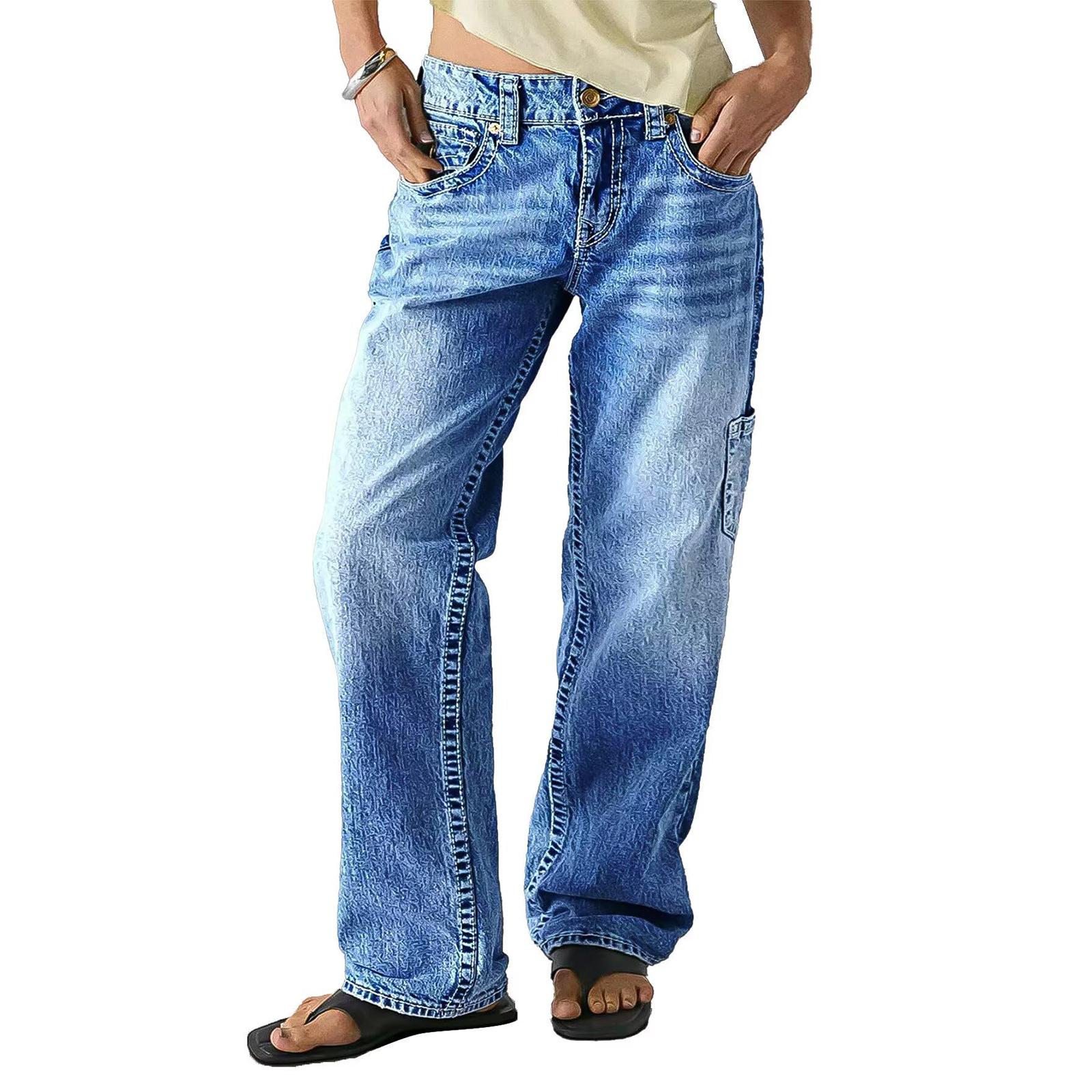 

Women s Casual Fashion Straight Jeans S