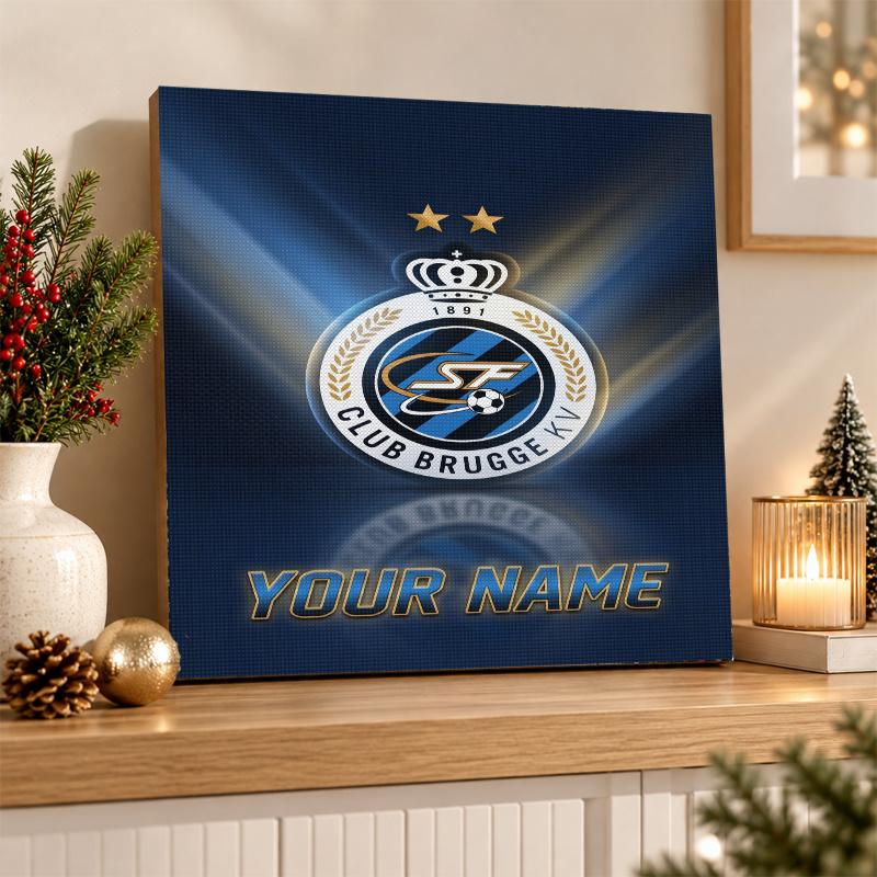Club Brugge FC Custom Name Text 5D Diamond Painting Kit DIY Full Drill Diamond Art Decoration