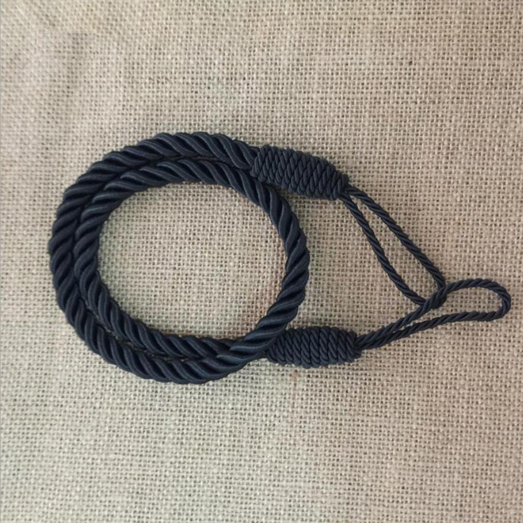 2 Pcs Rope Curtain Tiebacks Tassel Thick Twisted Cord Home Textiles Window Treatments Home Decoration Accessories