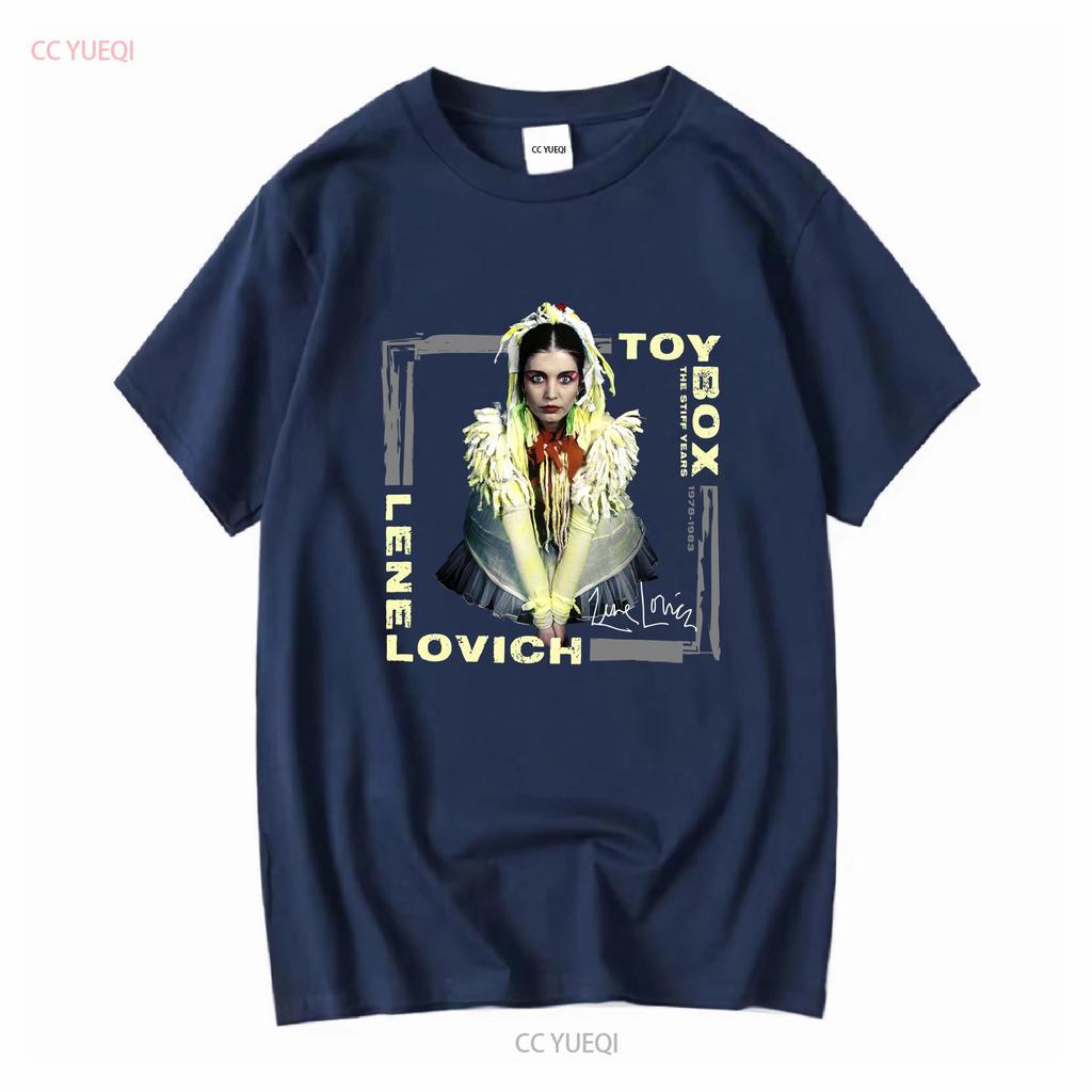 Caixa de Brinquedos Os Anos Rígidos 1978 1983 Lene Lovich S a 5XL Camiseta TMB2520 manga longa ou curta vintage Lavada Esticada