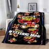 H-Hysteric-s M-Mini Cartoon Art Print Flannel Blanket Ultra Soft Warm Throw For Couch Bedroom Living Room Indoor Home Decor Gift