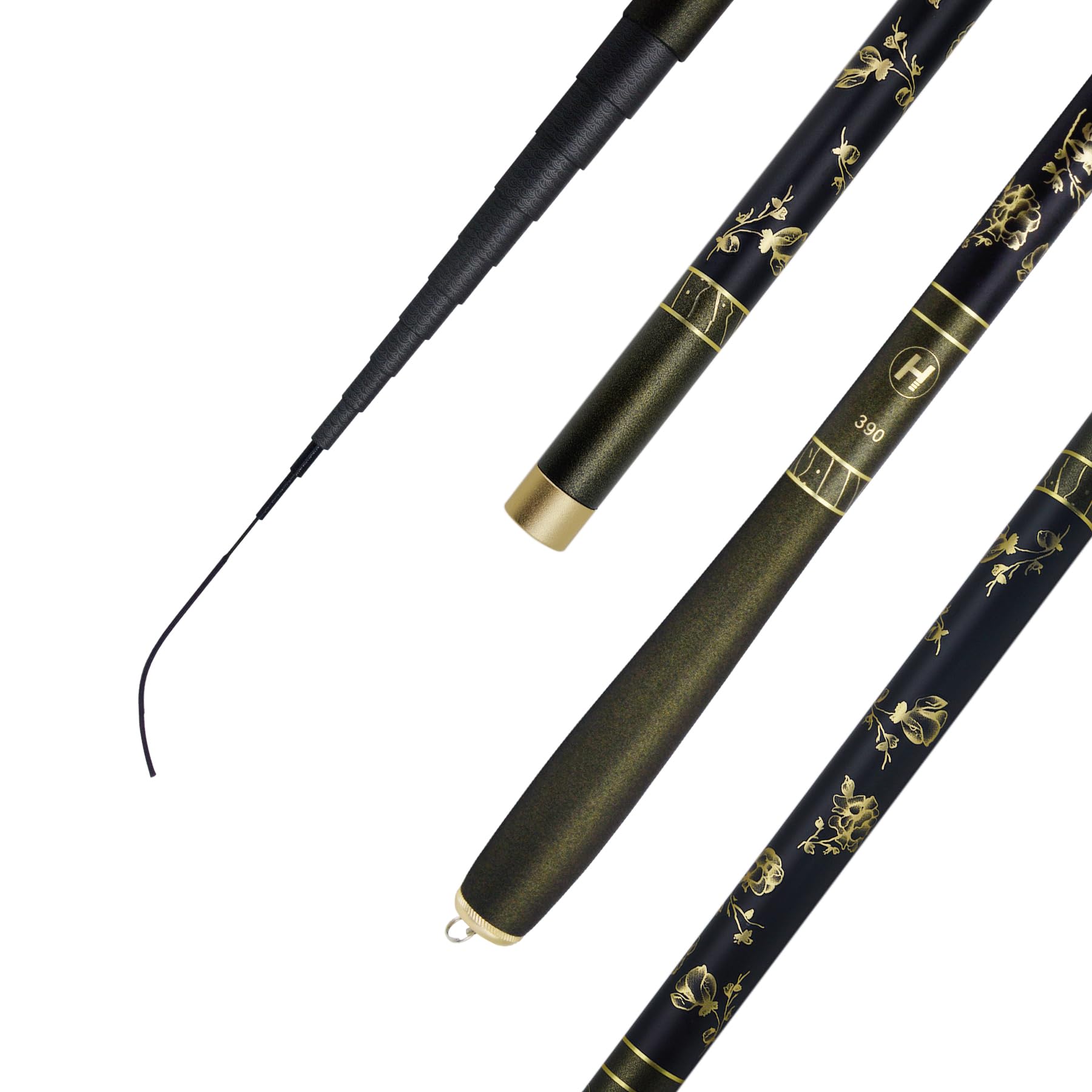 

CHEUNG WIN Stream Fishing Carbon Fiber Ultra Compact Extension Small Fish Fishing Rod, Rod, Rod, Material, Lightweight, Hard, Rod, Beginner, чорний